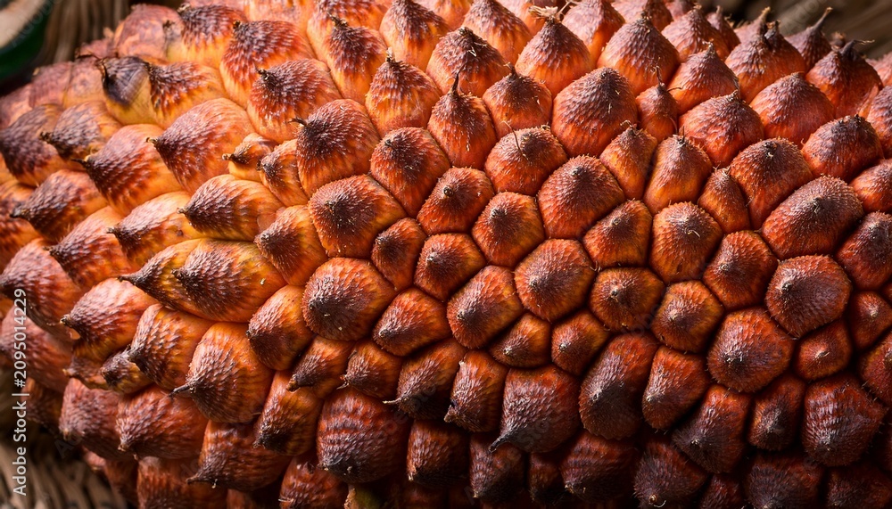 Fototapeta premium Close Up Of Salak Fruit Texture
