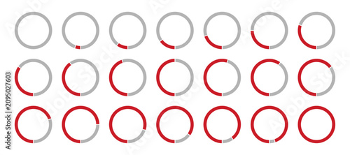 Tableau sur toile Progress bars