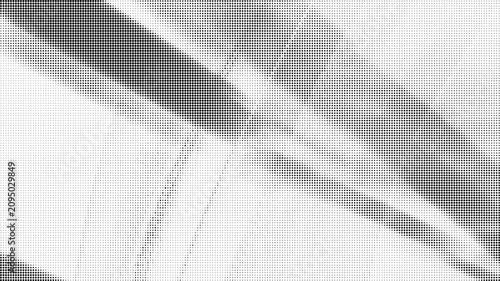 Halftone pattern with gradient effect on white background