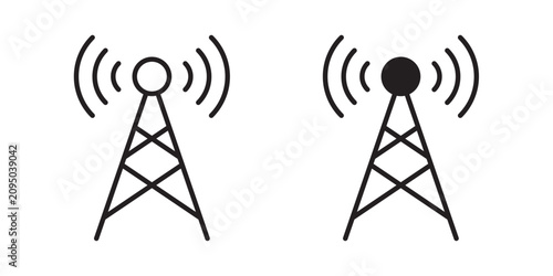 Broadcast tower icon