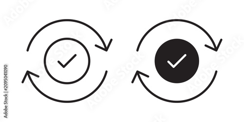 Bild auf Leinwand Consistent icon