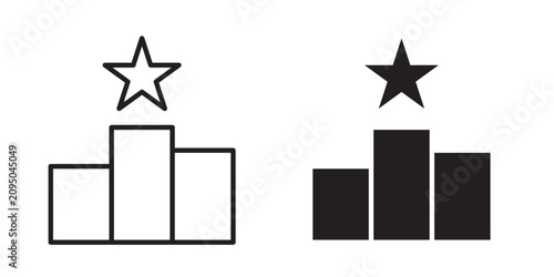 Tableau sur toile Leaderboard icon