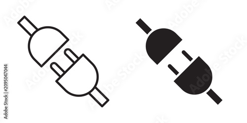 Plug connection icon