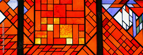 Stainer glass window of the St. Nicholas Church is a medieval former church in Tallinn, Estonia. It was dedicated to Saint Nicholas, the patron of the fishermen and sailors