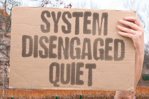 Photography "System Disengaged Quiet" Autopilot cut off without loud warning