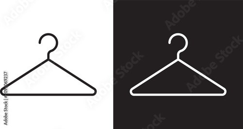 Tableau sur toile Clothes hanger icon