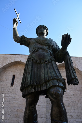 Фотография Colossus of Barletta, ancient bronze statue in Barletta, Apulia, Italy