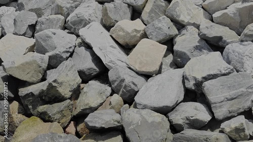 Rock jetty background hdr dolby vision