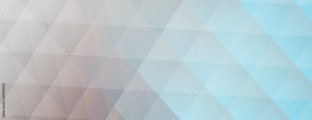 Obraz premium Abstract light blue and grey geometric background with dynamic low poly triangle mesh pattern and elegant gradient texture vector.
