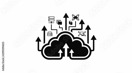 Digital data transfer and storage through cloud technology