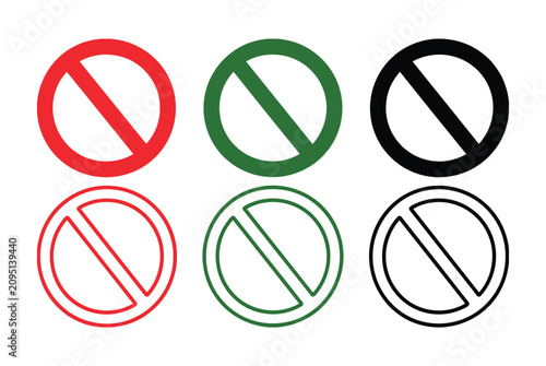 Fotografie Prohibition Signs