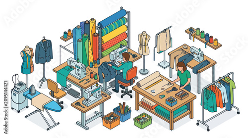 Принти на полотні Laundry and Dry Cleaning Services.