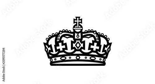 Foto Royal Crown Silhouette Icon