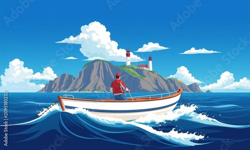 Sailboat On Calm Ocean