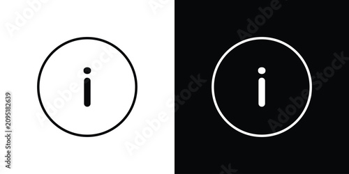 Photos Information icon simple elements series