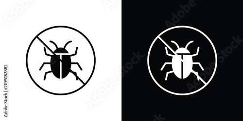 Canvastavla No insect sign simple elements series