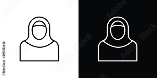 Tableau sur toile Prayer rug icon simple elements series