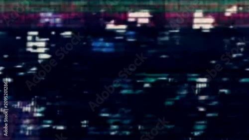 The screen of TV or computer