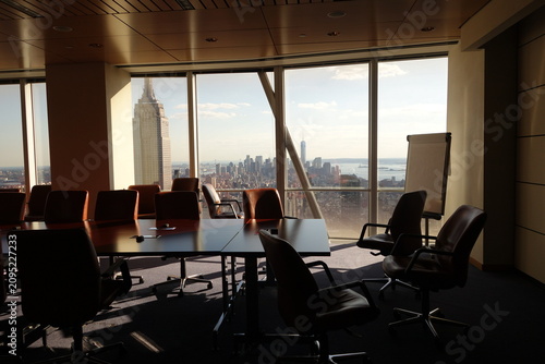 Canvas Print midtown office view
