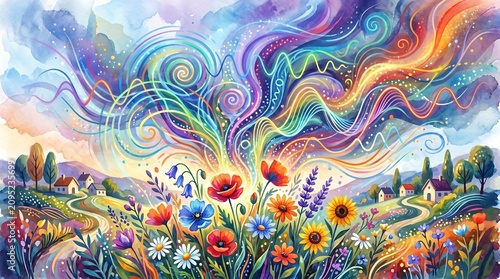 abstract fractal background
