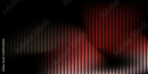 Valokuva Abstract background of shiny red liquid gradient with striped effect