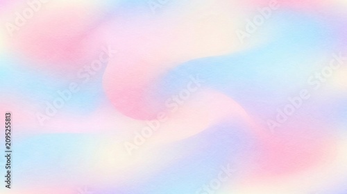 Abstract soft pastel light background with blurred pink blue glow