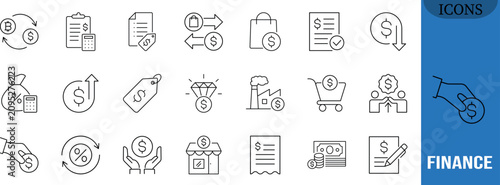 Fotografie Business finance payment shopping vector