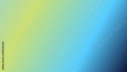 Canvas Print Soft colorful gradient background with blue and yellow blend
