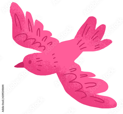 vector illustration of a flying dove