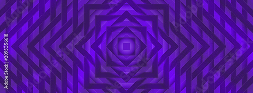 Obraz na płótnie Abstract purple geometric background with repeating square diamond shapes and da