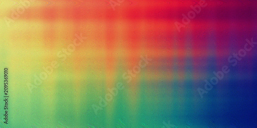 Quadro su tela Abstract rainbow gradient background featuring vibrant spectrum colors with soft vertical light rays and textured surface pattern