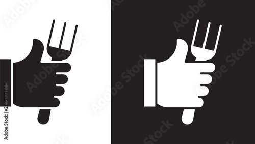 Foto Good food icon