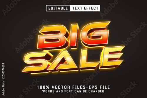 Big Sale Editable Text Effect