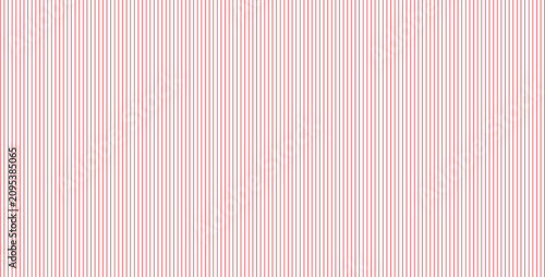 Seamless pattern with thin vertical red lines on a clean surface isolated on transparent background