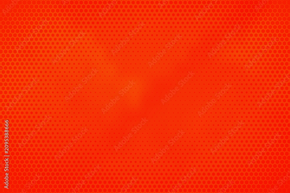 Obraz premium Dots halftone orange color pattern gradient texture with technology digital background. Dots pop art comics with summer background.EPS 10.