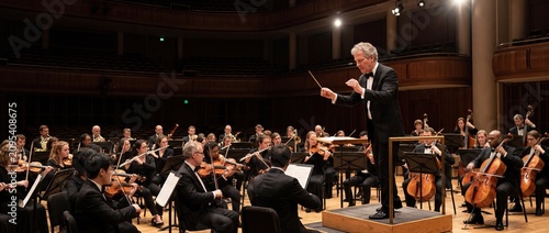 Orchestra Leadership and Team Performance Excellence Concept
