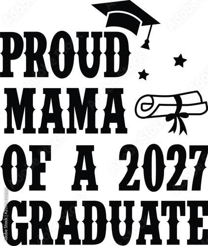 Proud Graduate Family SVG T-Shirt Design
