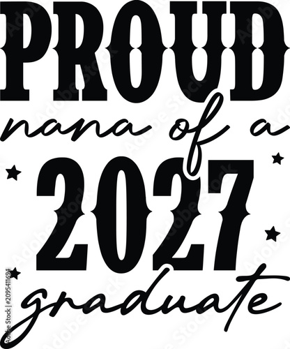 Proud Graduate Family SVG T-Shirt Design