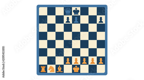 Obraz na płótnie Chess Board Game Pieces Strategy.