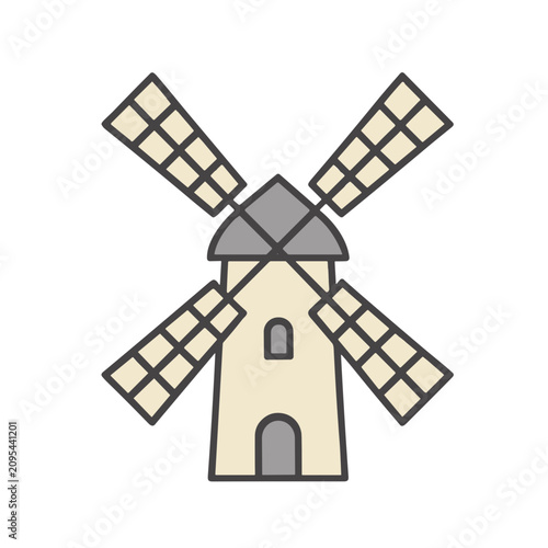 Windmill illustration