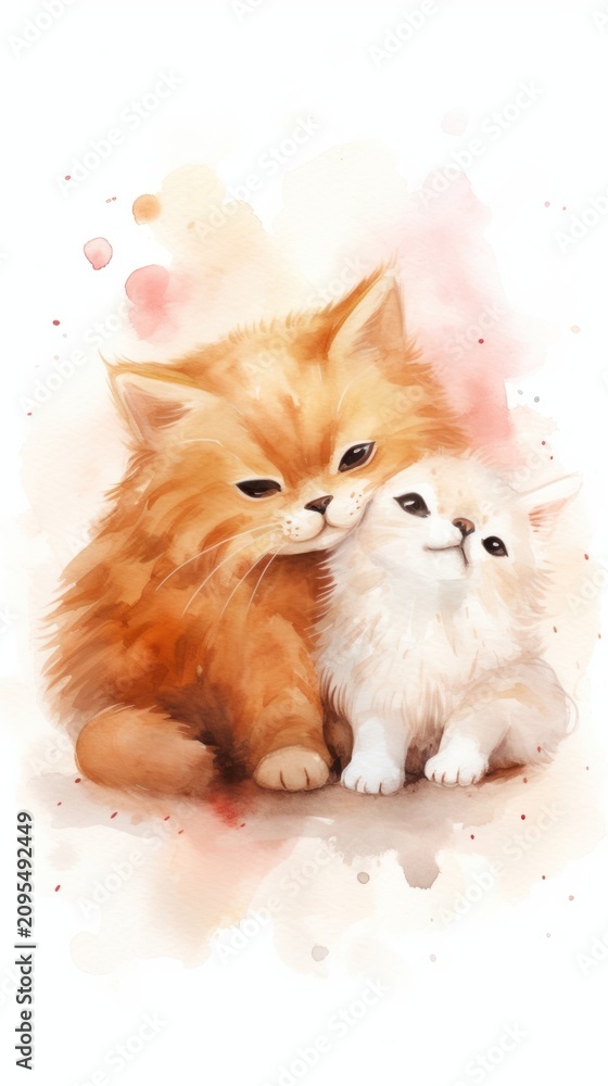 Fototapeta premium Mammal animal love pet.