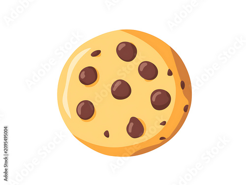 Fresh baked bread illustration in cartoon style