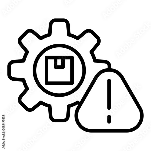 Quadro su tela Supply Chain Resilience Icon