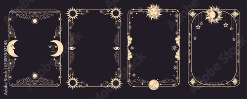 Foto Celestial mystical frames