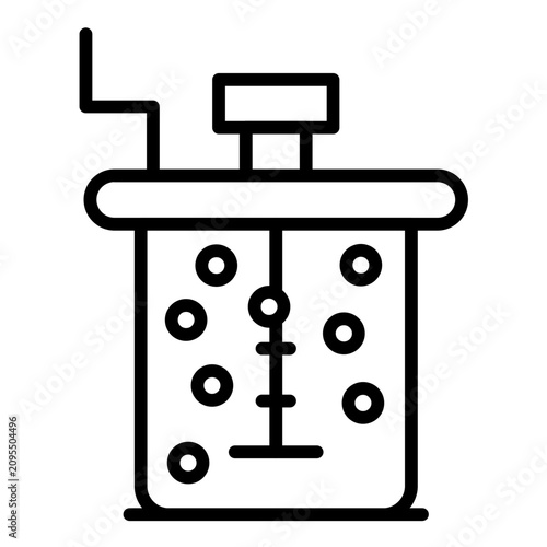 Tableau sur toile Aeration Icon