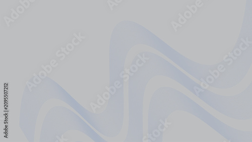 Fotografía Abstract wave vector with smooth light blue curved line flowing horizontally