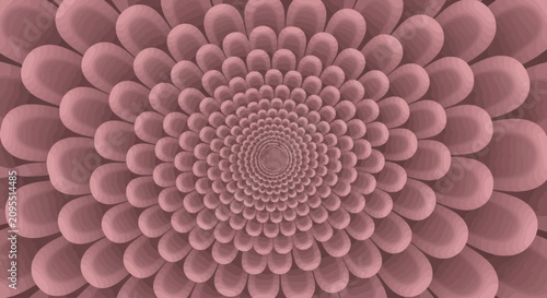 Принти на полотні The intricate pink spiral flower blooms in a mesmerizing pattern.