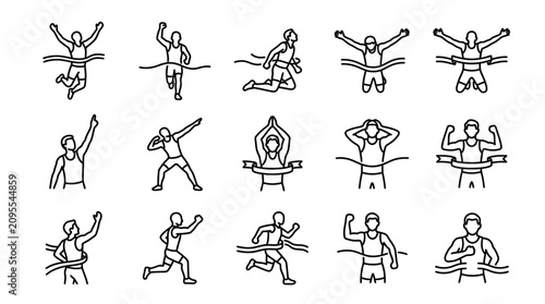 Foto Yoga poses for flexibility and balance.