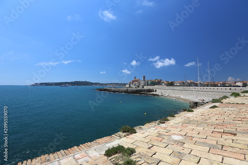 Buoys Along the Antibes Rampart Shoreline
