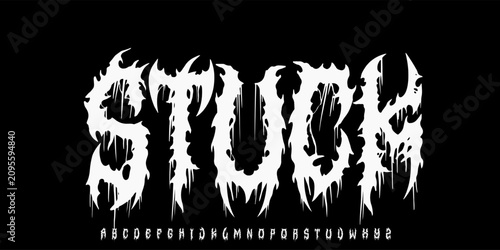 Фотография Stuck vector alphabet